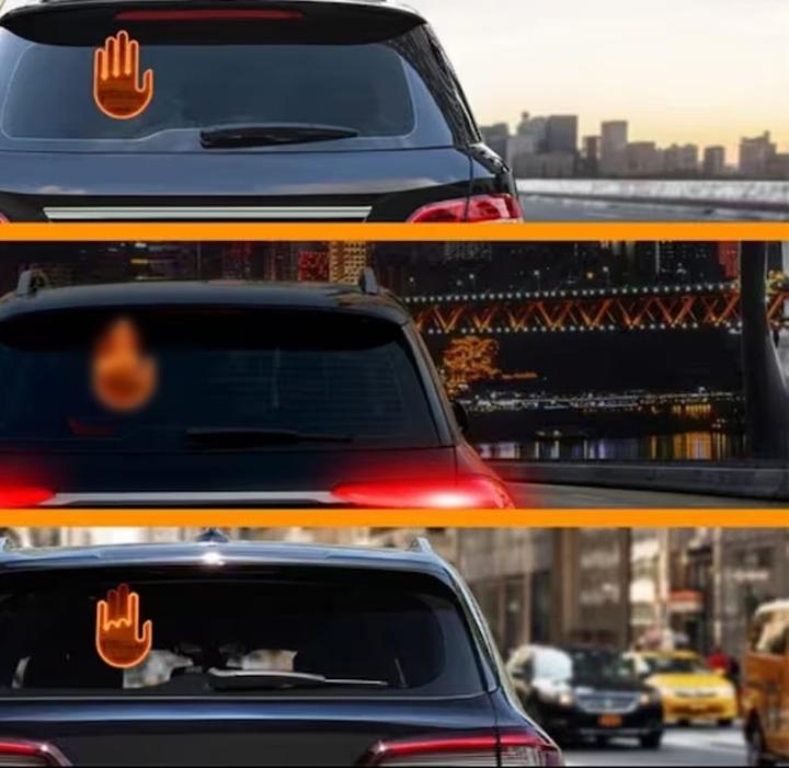 Image du produit Cbx Geste d'éclairage LED pour voiture, signe de main LED pour voiture avec télécommande