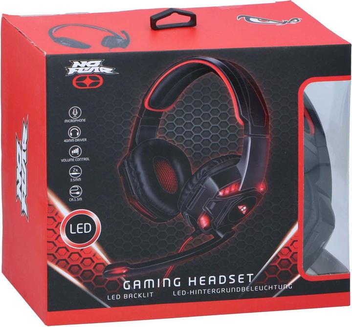 Image du produit No Fear Casque de jeu avec câble de 1.5m (Sans fil)