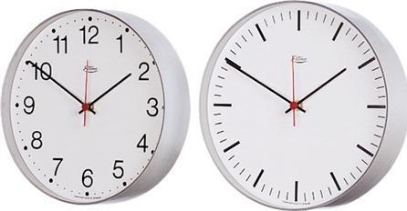 Produktbild Eltime Quartz Commander hvid Ø250mm, 60mm dyb med arabertal