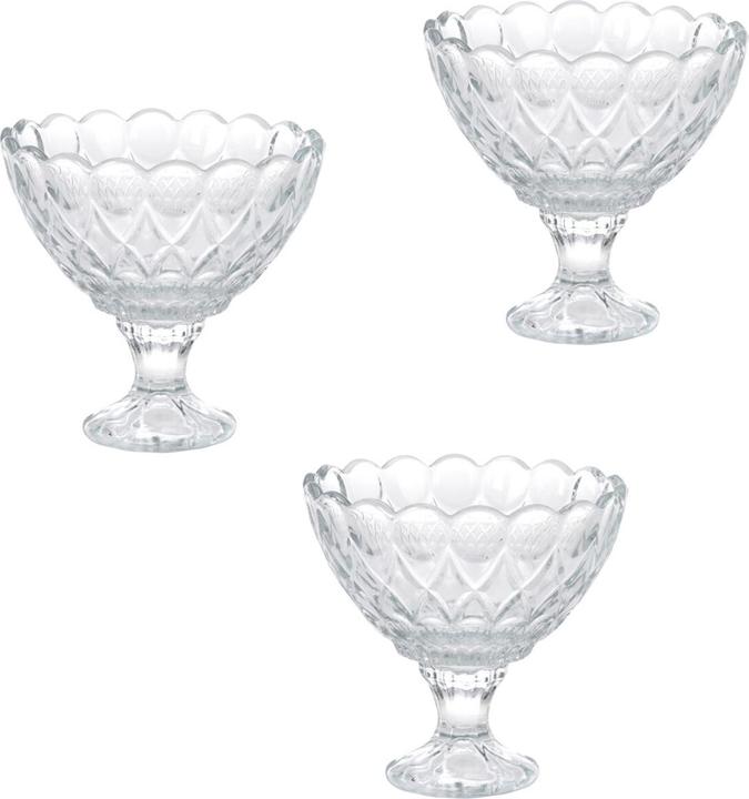 Produktbild neuetischkultur Eisbecher Glas 3er Set (9.70 cm, 0.20 l, 3 x)