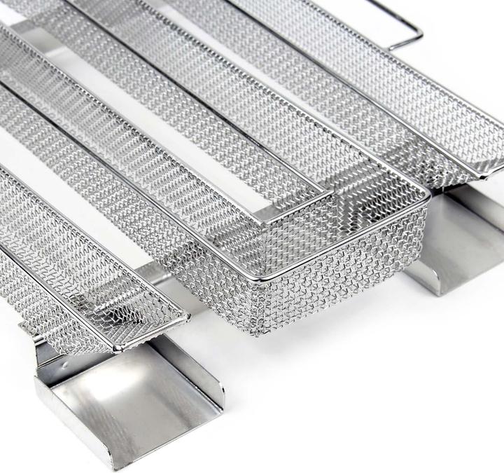 Produktbild Wiltec BBQ Sparbrand 22x20,5x4,5cm Edelstahl Kaltrauchgenerator