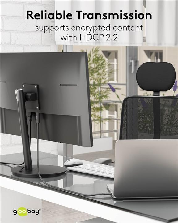 Produktbild Goobay HDMI – USB C (1 m, USB Typ C, HDMI)
