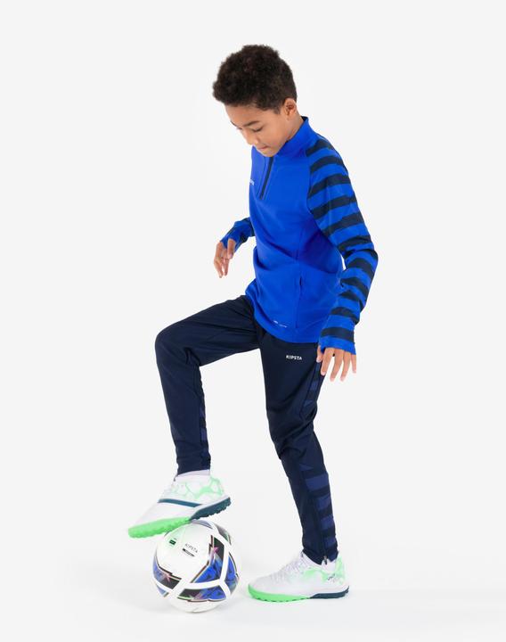 Image du produit Kipsta Sweatshirt Football 1/2 Zip Enfant - VIRALTO Kids bleu/bleu marine (14, 15, 16)