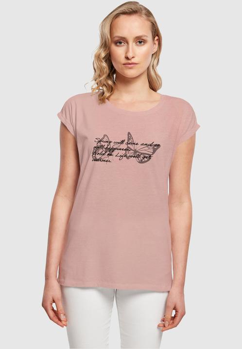 Actual product image Merchcode Ladies Spring Saying Extended Shoulder Tee - 111667 (XS)