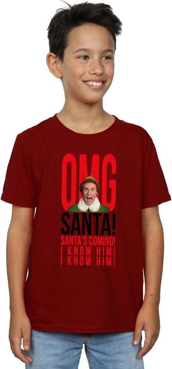 Produktbild Elf OMG Santa I Know Him TShirt Jungen (128)