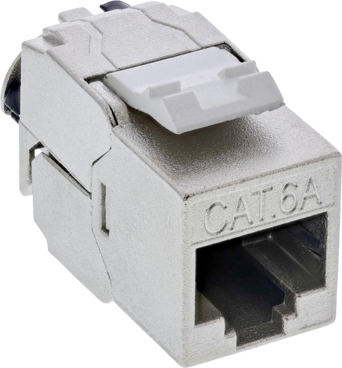 Immagine prodotto InLine Presa Keystone RJ45 Slim, SNAP-In, Cat.6A, fascetta integrata (Modulo Keystone)