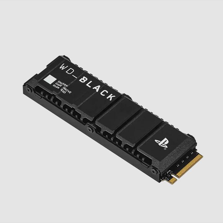 Productafbeelding WD BLACK SN850P NVMe SSD met koellichaam 2TB detailhandel (2000 GB, M.2 2280)