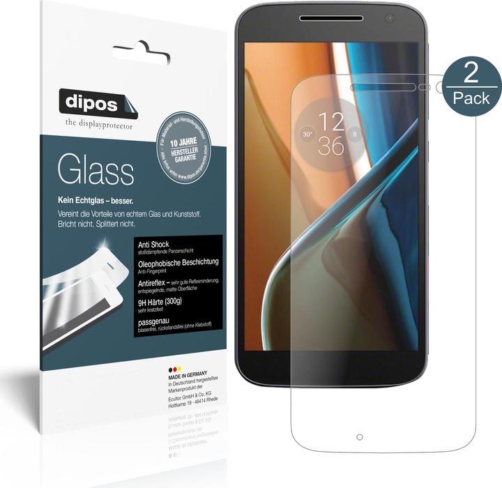 Produktbild Dipos Displayschutz Anti-Shock (1 Stück, Motorola Moto G4)