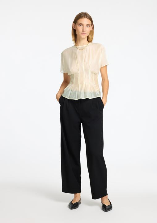 Actual product image Selected Femme Structured top with short sleeves (42)