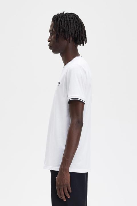 Immagine prodotto Fred Perry Maglietta con doppia punta 100 (L)