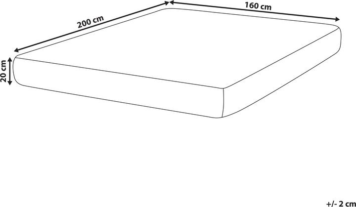 Produktbild Beliani Fancy (160 x 200 cm, Schaumstoffkern)