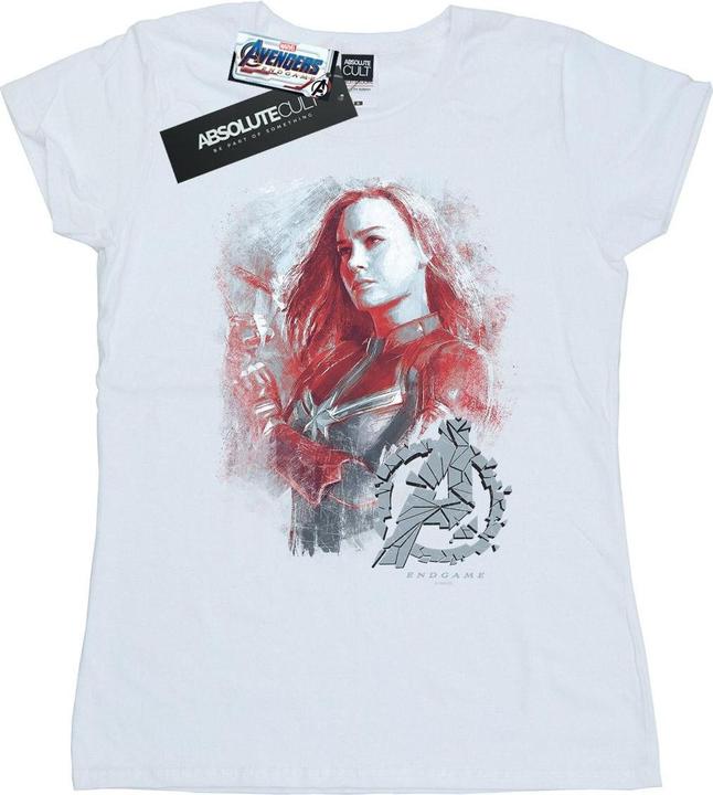 Avengers Endgame Captain TShirt aus gebürsteter Baumwolle (M)