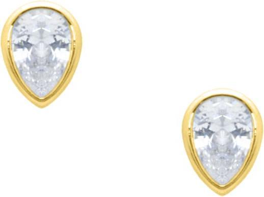 Candy Ohrstecker Saffron, 925 Sterling Silber, vergoldet (18k vergoldet, 925 Sterling Silber)