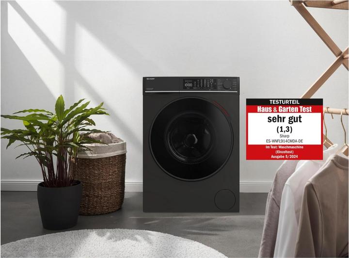 Actual product image Sharp ES-WNFL914CMDA-EN (9 kg, Left)