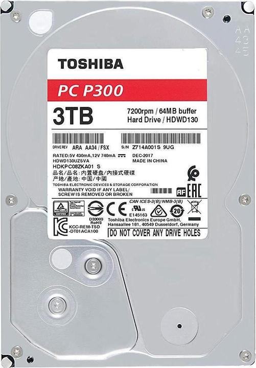 Produktbild Toshiba P300 (3 TB, 3.5", CMR)