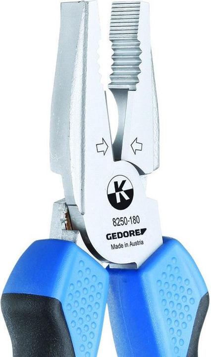 Produktbild Gedore Kraft-Kombizange zum Schneiden/Halten/Drehen, Antirutsch-Griff, Länge 225 mm, 8250-225 TL (225 mm)