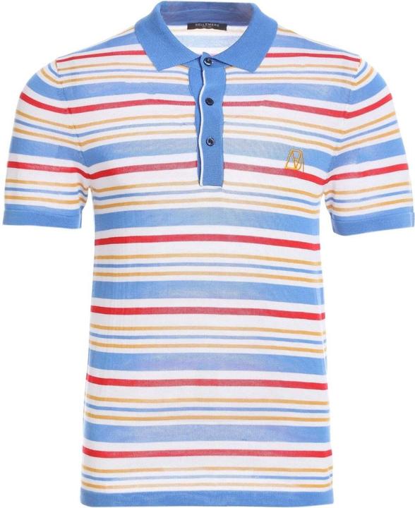 Actual product image Bellemere Polo Shirt Fantasy Stripe Multicolor Tencel Polo (S)