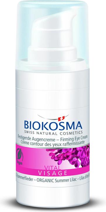Biokosma VITAL VISAGE - Festigende Augencreme (Crème, 15 ml, Tag)