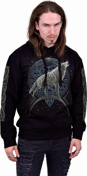 Immagine prodotto Spiral Celtic Wolf Felpa con Cappuccio Adulto Unisex (M)