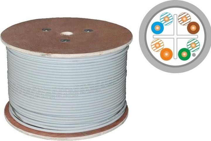 Produktbild Q-Lantec KABEL FTP KAT.6 PVC ECA 500M (F/UTP, CAT6, 305 m)