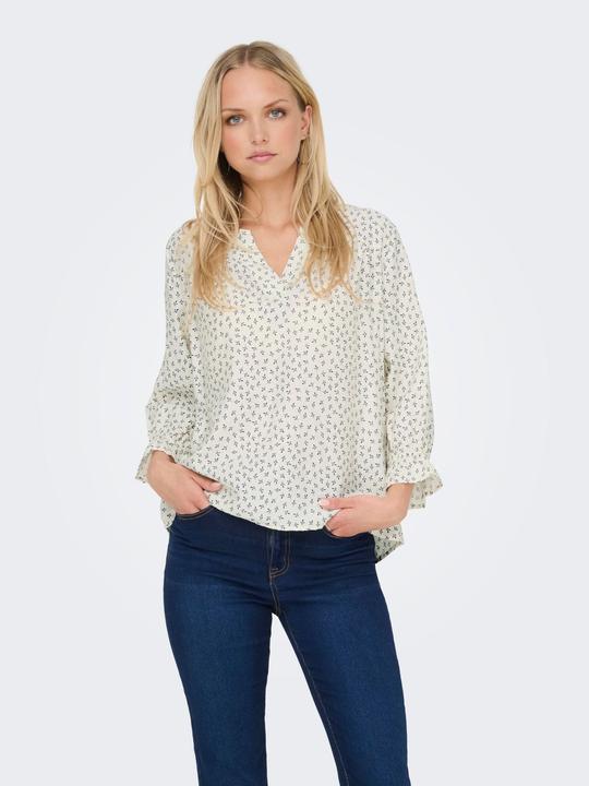 Produktbild JdY Normal geschnitten V-Ausschnitt Glockenärmel Top Top (M)