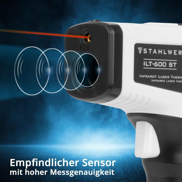 Produktbild Stahlwerk Infrarot-Laser-Thermometer ILT-600 ST