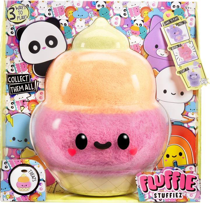 Productafbeelding MGA Fluffie Stuffiez Groot Pluche - Roomijs (29.21 cm)