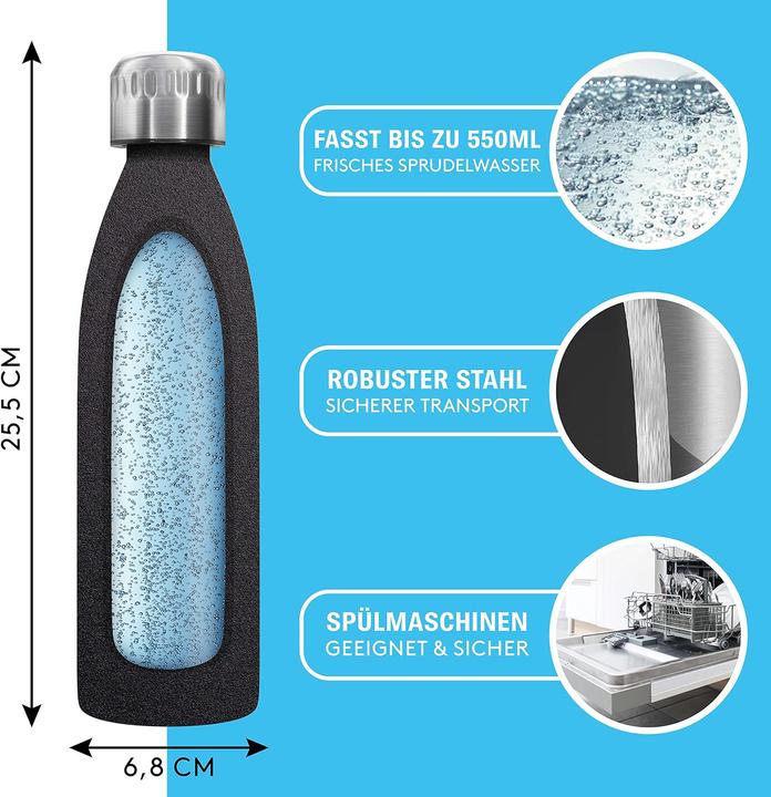 Produktbild Lichtenwerk Trinkflasche 600ml für SodaStream Crystal