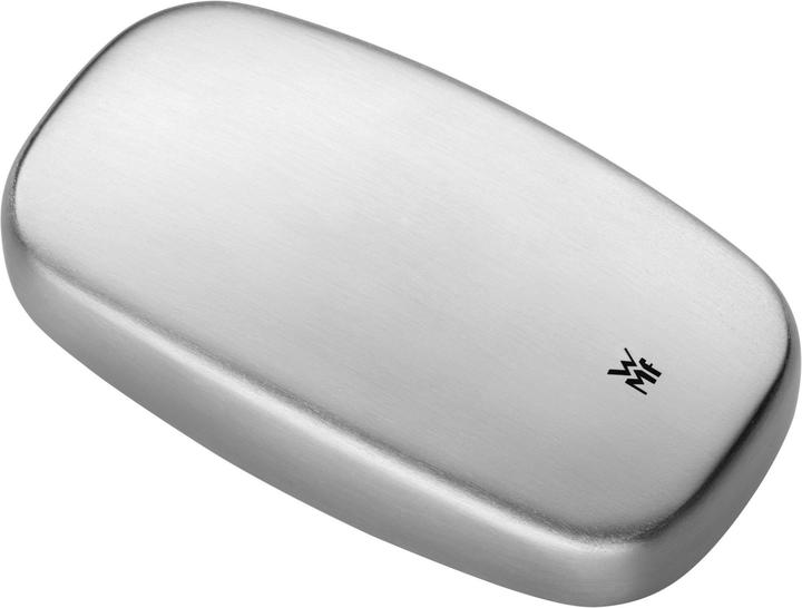 WMF Antigeruchseife 9x5cm Edelstahlseife Gourmet Edelstahl neutralisiert Gerüche (Hartseife)