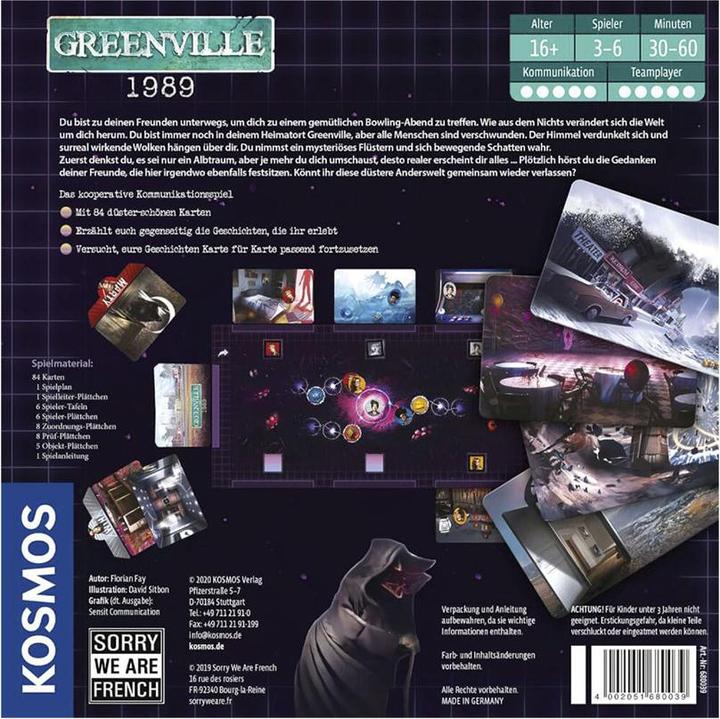 Image du produit Kosmos Kennerspiel Greenville 1989 - Le jeu de la communication (Allemand)