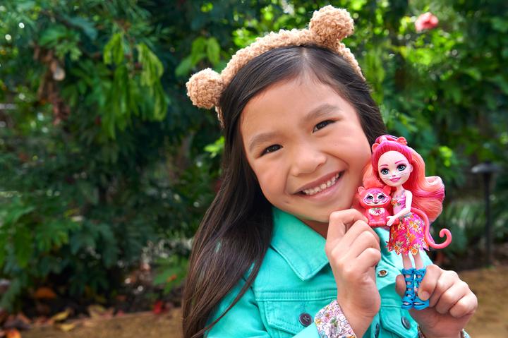 Actual product image Enchantimals Pink Tiger