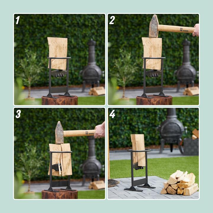 Produktbild Relaxdays Holzspalter