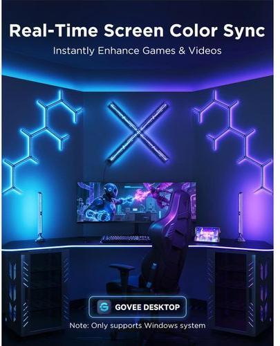 Produktbild Govee Smart Gaming Light Bars Pro (RGBIC, 44 cm, Indoor)
