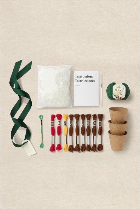 Actual product image DMC Gift of Stitch Crochet Set Amigurumi Cactus