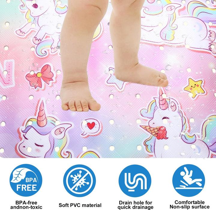 Produktbild Activity Board Badematte für Kinder, rutschfeste Duschmatte