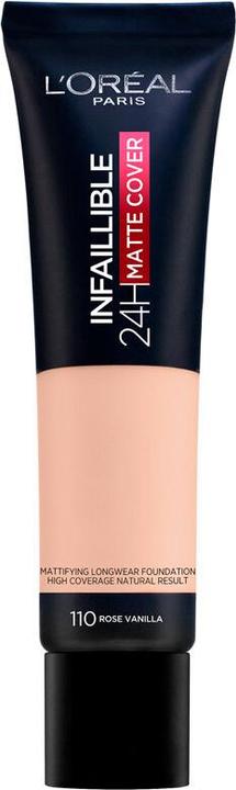 Actual product image L'Oréal Paris INFAILLIBLE 24H matte cover foundation #110-rose vanilla (110-rose vanilla)