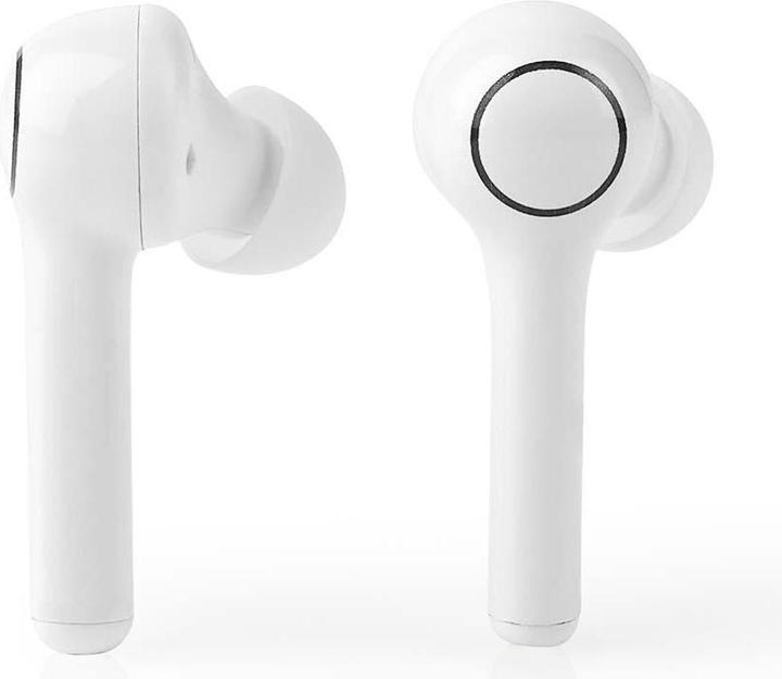 Produktbild Nedis Talk/Music 6h, 18h mit Ladeschale HPBT5055BK, white (6 h, Kabellos)