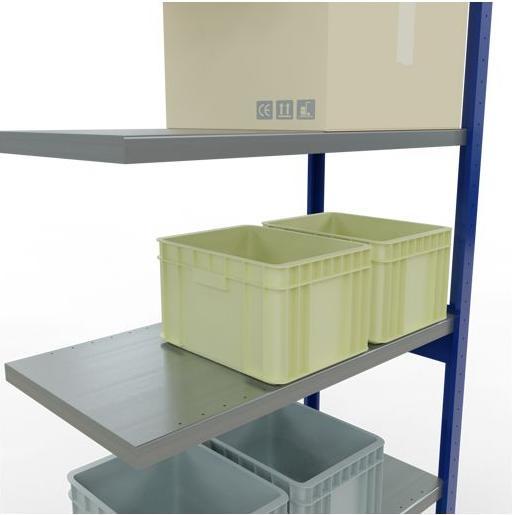 Produktbild Schulte Lagertechnik Stecksystem Anbauregal MULTIplus250 mit Längenriegel