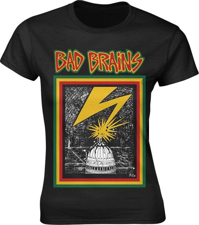 Actual product image Bad Brains Womens/Ladies Album Artwork T-Shirt (S)