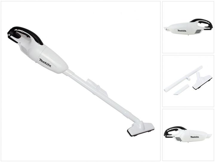 Actual product image Makita BCL 180 ZW 18 V Li-Ion battery vacuum cleaner WHITE Solo - only the device