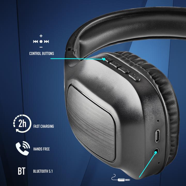 Actual product image NGS Artica wrath black (10 h, Cable, Wireless)