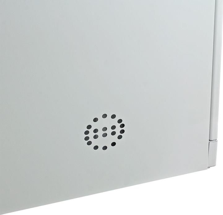 ADB Umweltschrank 40729 lichtgrau 92,0 x 58,0 x 192,0 cm, aufgebaut