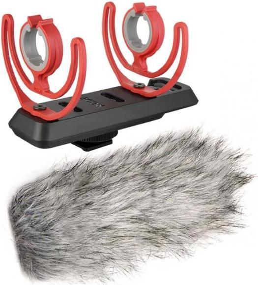RØDE Deadcat Fell-Windschutz mit SM3-R Shotgun Mikrofon-Halterung (Fell)