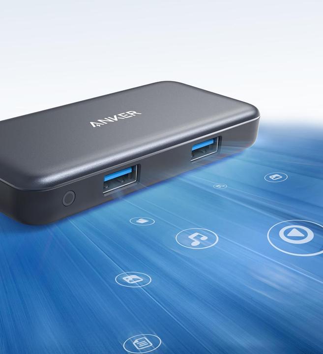 Produktbild Anker E/A-HUB USB 5-IN-1/A8334HA1 (USB-C, 5 Ports)