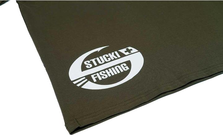 Actual product image Stucki Fishing Because Fanatics T-Shirt Olive (L)