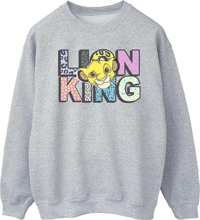 Disney The Lion King Pattern Logo Sweatshirt (XL)