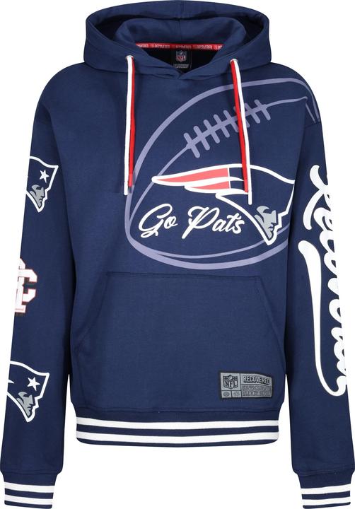 Recovered Re:covered Fleece Hoody - PATCHES New England Patriots - L (L)