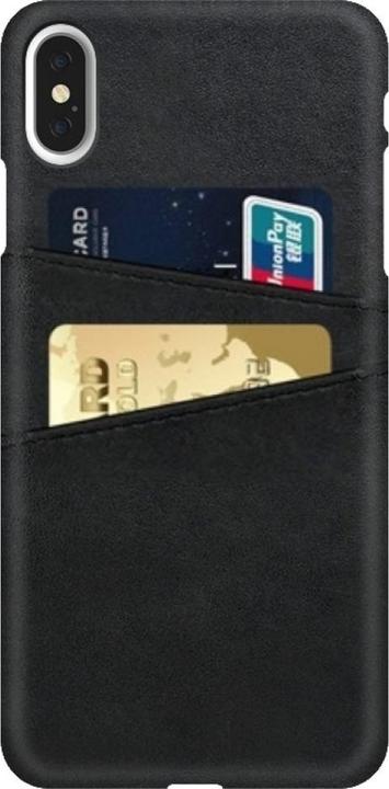 Produktbild Screenguard Apple iPhone XS CardCaddy Leder Backcase mit Kartenfächern (Apple iPhone XS)