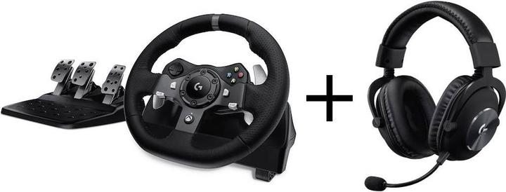 Produktbild Logitech G G920 Driving Force + Headset Pro X Lightspeed (Xbox, PC)