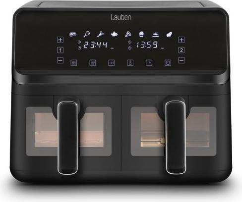 Lauben DualZone® Heissluftfritteuse 8000BC LBAFMDZAF80BA